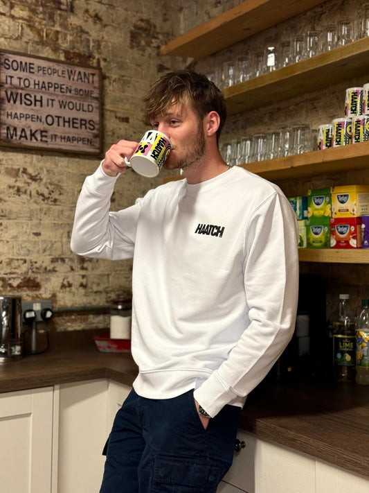 Sweatshirt Unisex crewneck - White