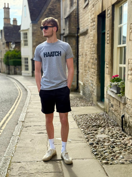 T-shirt - Grey Short sleeve