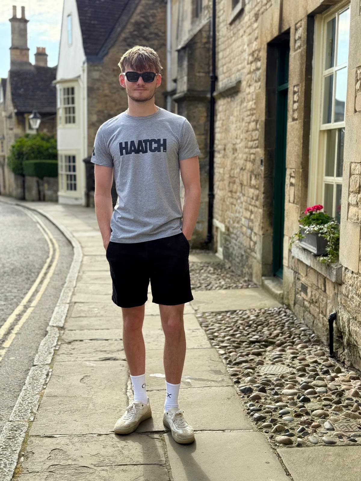 T-shirt - Grey Short sleeve