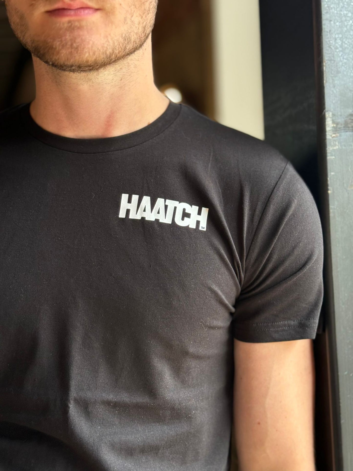 T-shirt - Black Crew Neck short sleeve