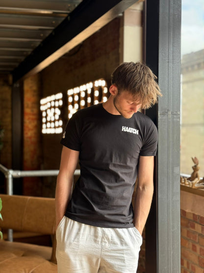 T-shirt - Black Crew Neck short sleeve