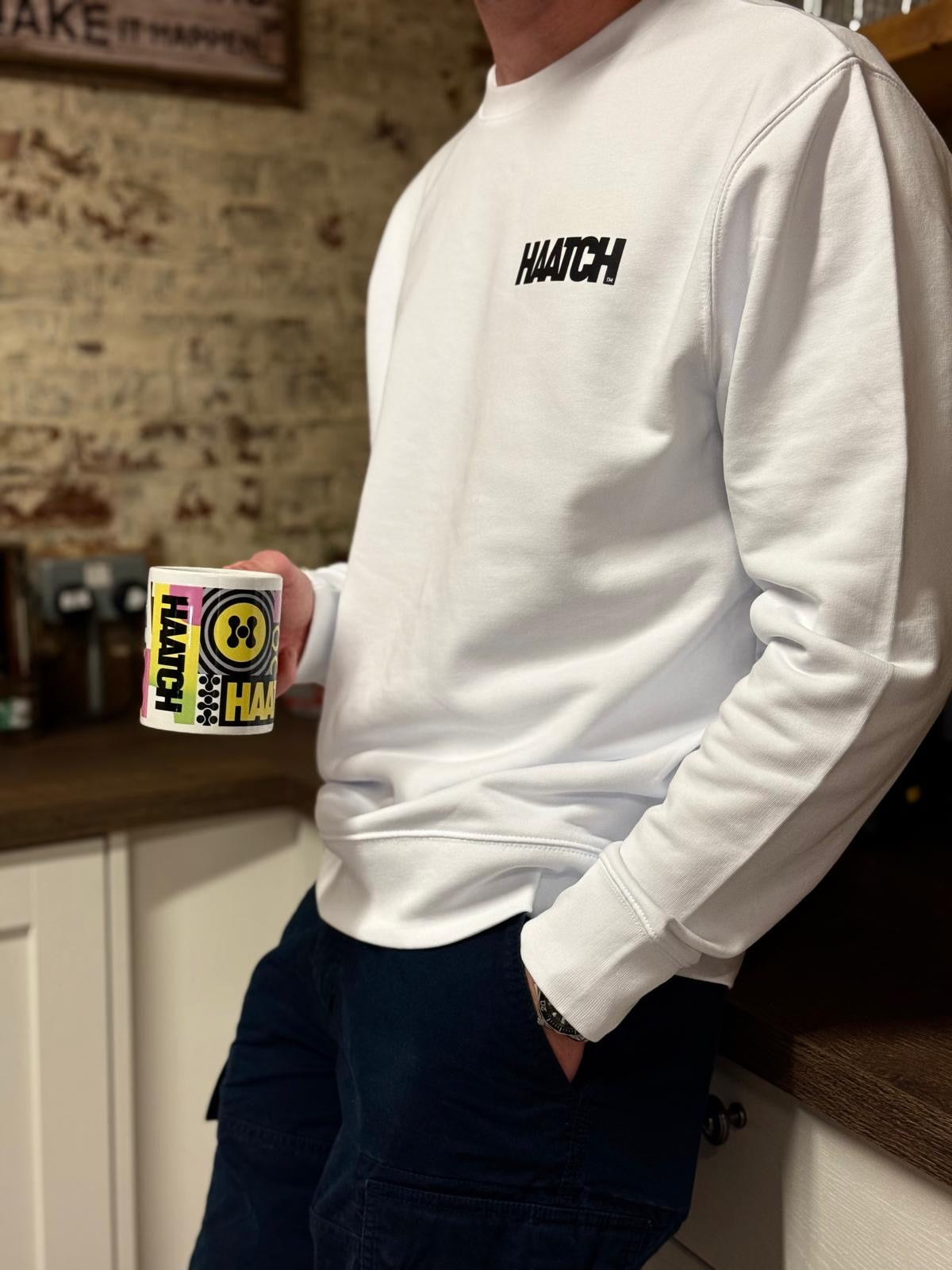 Sweatshirt Unisex crewneck - White