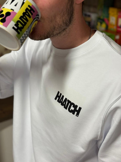 Sweatshirt Unisex crewneck - White