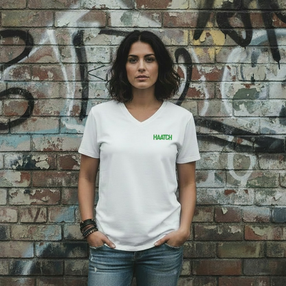 The VC - Green V Neck short sleeve Tee