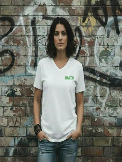 The VC - Green V Neck short sleeve Tee